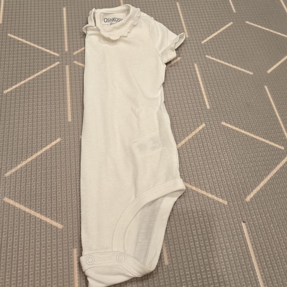 OshKosh B'gosh White Baby Onesie